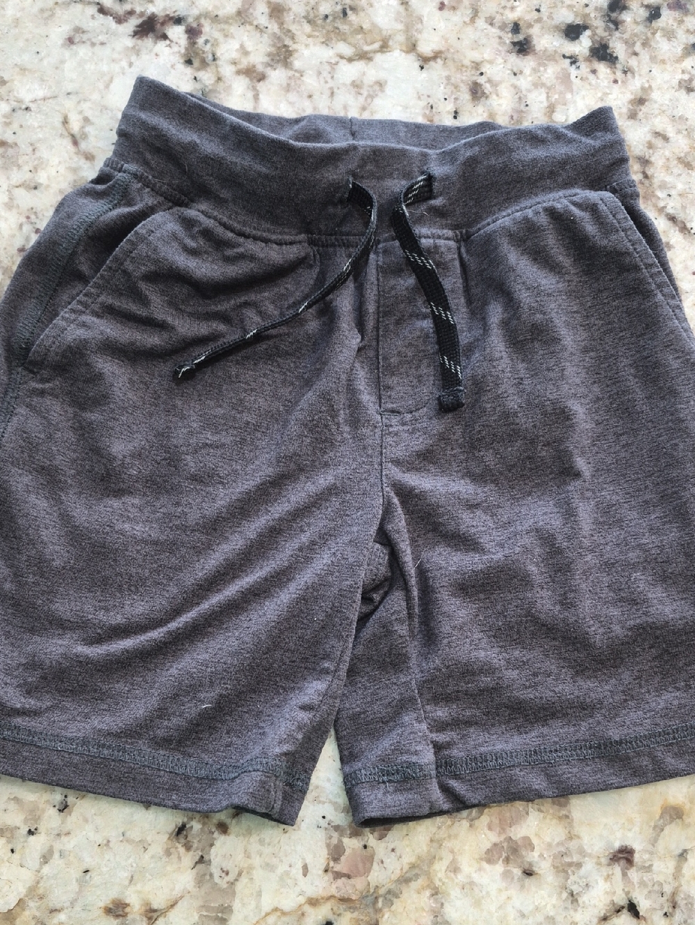 Runway Gray Drawstring  Shorts